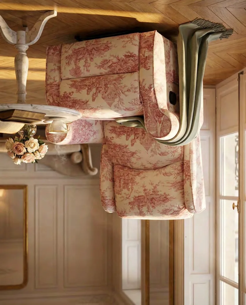 Tissu Toile de Jouy — Maison Thevenon