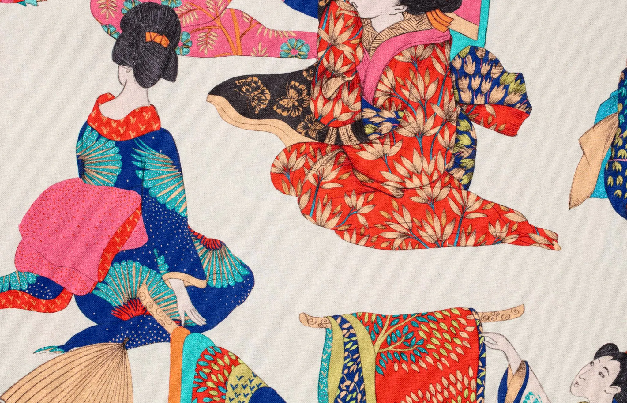 Tissu Kimono Crème — Maison Thevenon